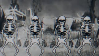 🎃Spooky scary skeletons speed up version because its spooky season 👹🎃 [upl. by Rockey320]