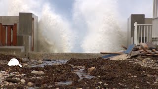 Parts of Massachusetts Cape Cod and Islands battered by heavy rain flooding [upl. by Daberath]