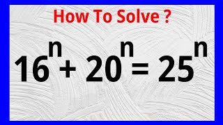 Cracking A Tricky Math Olympiad Challenge With Exponential Equations 16n X 20n  20n [upl. by Lotson]