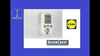 SilverCrest Energy Monitor Z30412FR UNBOXING Lidl Z30412 220  240V  16A 10 A [upl. by Teagan]