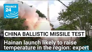 China says ICBM successfully tested in remote Pacific • FRANCE 24 English [upl. by Tteirrah755]