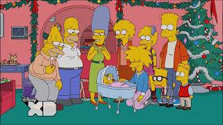 Los Simpson  Fiestas del Futuro Pasado Intro Parte y Créditos Finales  Disney XD Fan Made [upl. by Ronacin]