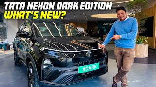 Tata Nexon EV Dark Edition Walkaround  Looks Features and More [upl. by Gratt]