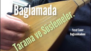 Bağlama için TARAMALAR ve SÜSLEMELER [upl. by Ennaitak868]