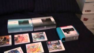 3DS Unboxing ON RELEASE USA 6 games amp both colors HD [upl. by Gibert305]