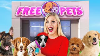 I Opened a FREE Pet Store [upl. by Ailadgim]