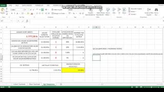 AGİ Asgari Geçim İndirimi  hesaplama Excel  2017 [upl. by Aillil892]