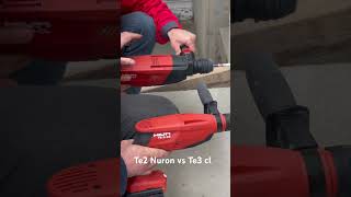 Hilti Te 2 Nuron vs Hilti Te 3 Cl [upl. by Airotel716]