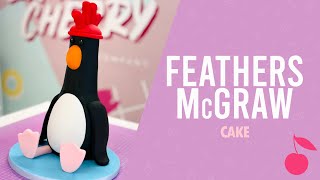 Feathers McGraw Cake Tutorial  How To  Penguin Cake  Cherry School [upl. by Mintz]