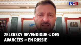 Guerre en Ukraine  Zelensky revendique « des avancées » en Russie [upl. by Mcleroy890]