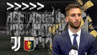 🎙 RODRIGO BENTANCUR INTERVISTA POST MATCH  Juventus 31 Genoa  Serie A [upl. by Felicio]