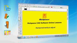 Richpeace CAD Software Online LessonsTip of the dayHorizontalvertical adjustV9 [upl. by Gambrell]