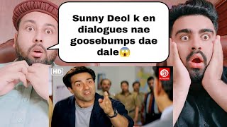 Farz Movie Sunny Deol Best Dialogues Scene  Pakistani Reaction [upl. by Kipp]