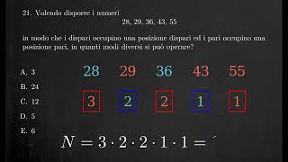 Esempio di test TOLC I logica [upl. by Josephson]