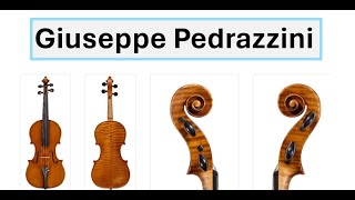 Giuseppe Pedrazzini  Violin Maker Milan [upl. by Alain674]