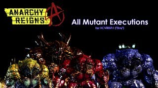 Anarchy Reigns  All Mutant Executions  Finishers [upl. by Daisie]