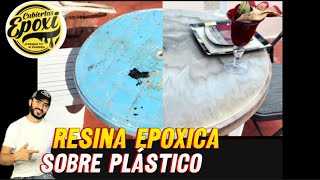 RESINA EPOXICA SOBRE PLÁSTICO [upl. by Annelak]