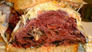 Hobbys Jewish style deli in Newark NJ by Nick Belmonte of Gourmet Reviews [upl. by Nikolia]