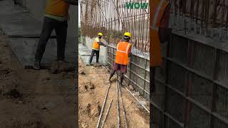 Underpass Wall Shuttering with Recycled Plastic Sheets  WoWBoards [upl. by Starkey]