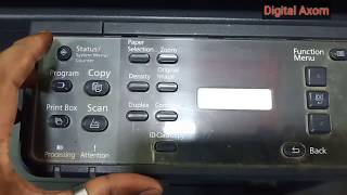 How to solve kyocera 1800 copy and printing problem [upl. by Yttam]