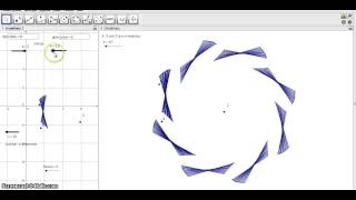 Design by rotation of a functionGeogebra42 [upl. by Llehcnom770]