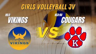 10042023 JV Girls Volleyball vs Keaau Cougars [upl. by Ettezus]