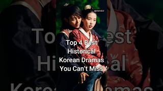 Top 4 Best Historical Korean Dramas You Cant Miss trending kdrama dramalist [upl. by Nohtanhoj]