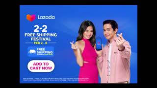 Lazada Free Shipping Festival 22 [upl. by Wyatan]