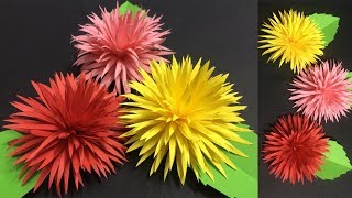 How to Make Beautiful Paper Flower  Making Paper Flowers  DIYPaper Crafts [upl. by Nywde]