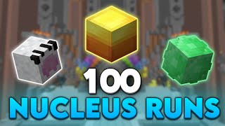 Loot From 100 NUCLEUS RUNS  Hypixel Skyblock Ep 11 [upl. by Lupiv]