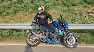 Hayabusa Tyer In GSX S750 19055R17  metzeler sportecm9rr gsxs750 hayabusa bikelover [upl. by Carleen]