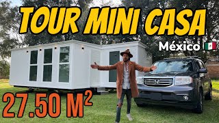 Casa modular prefabricada TINY HOUSE México  instalada en solo 2 hrs 2750 M² 🇲🇽 [upl. by Karli]