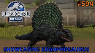 Showcasing Edaphosaurus  Jurassic World The Game  EP 594 [upl. by Orson]