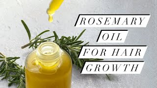 How to Make Rosemary Oil for Hair Growth [upl. by Euginom]