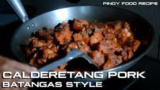 HOW TO COOK CALDERETANG BABOY  KALDERETANG BABOY  BATANGAS RECIPE [upl. by Hummel]