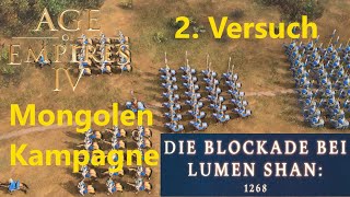 Mongolen Kampagne  Age of Empires 4  82 Blockade bei Lumen Shan  Mongol Reich SchwerDeutsch [upl. by Ymeraj]