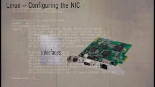 Linux configuring the NIC [upl. by Akyssej900]