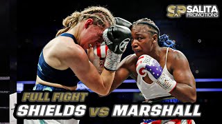 Claressa Shields vs Savannah Marshall FULL FIGHT [upl. by Ahsyas]