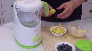 Come preparare gli omogenizzatati di frutta con Chicco Easy Meal [upl. by Peursem520]