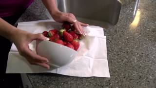 VeggieZips™ with HydroLiners™ from Bluapple® How to use with strawberries [upl. by Malone68]