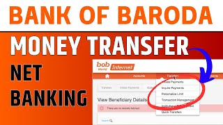 How To Add Beneficiary in bank of baroda Account  Bob Add Beneficiary 2022 [upl. by Granese424]