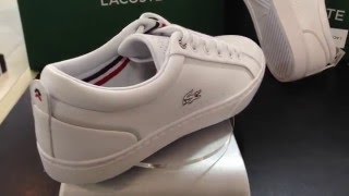 靴 LACOSTE ラコステ ランラン1161ホワイト 人気ブランドスニーカー 和歌山 [upl. by Asyar]