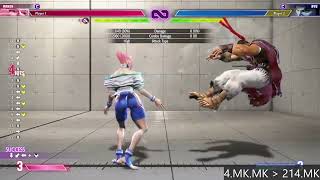 Manon  Basic Medium Degage  Street Fighter 6 Combo [upl. by Daveen]