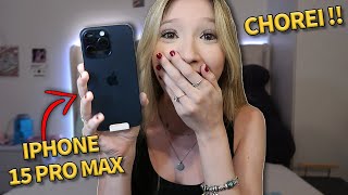 UNBOXING IPHONE 15 PRO MAX CHOREI MUITO [upl. by Gold]