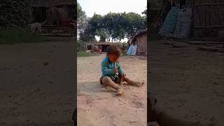 Cute baby playing with soil ✨💕🥰😍  shorts  cute  baby [upl. by Shurlock374]