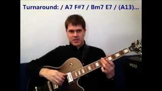 Turnaround  Jazz Gitarre Basics lernen  Harmonielehre [upl. by Neerac]