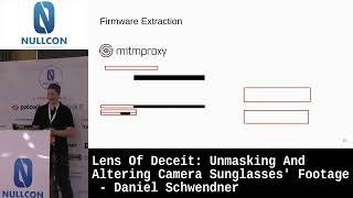 Nullcon Goa 2023  Lens Of Deceit Unmasking And Altering Camera Sunglasses Footage by Daniel [upl. by Ainnat]