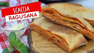 Scaccia ragusana al pomodoro ricetta tradizionale siciliana [upl. by Yhprum]