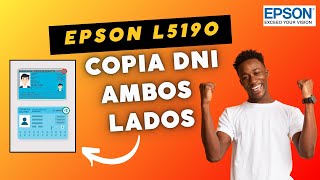 COMO SACAR COPIA DNI o TRAJETA ID EN IMPRESORA EPSON L5190 [upl. by Notlew]