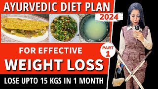 Ayurvedic Diet Plan For Fast Weight Loss  Fat Loss  Ayurveda Healthy Morning Routine  Fat to Fab [upl. by Diskin]